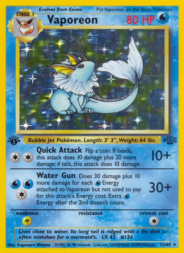 Vaporeon, Jungle 12