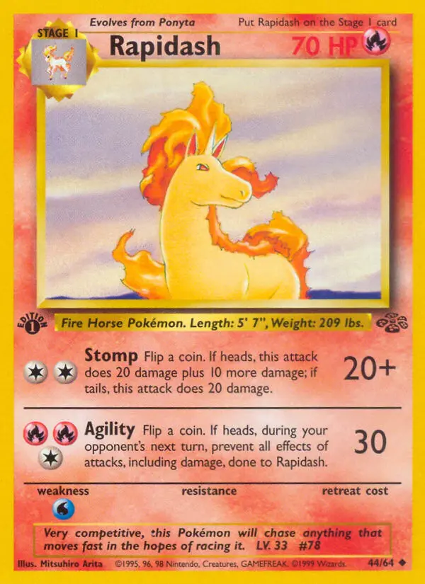 Rapidash, Jungle 44