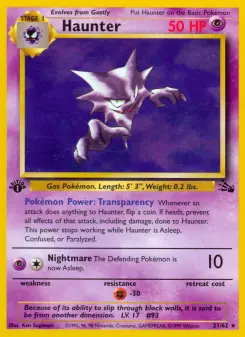 Haunter, Fossil 21