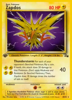 Zapdos, Fossil 30