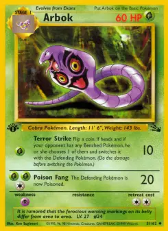 Arbok, Fossil 31