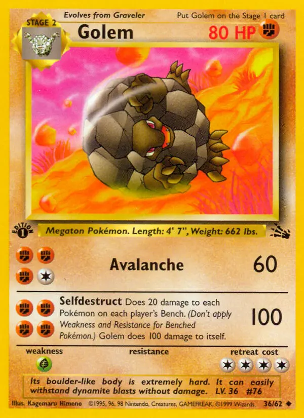 Golem, Fossil 36