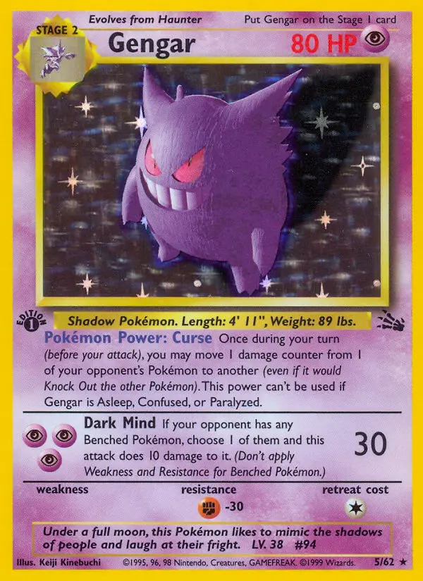 Gengar, Fossil 5