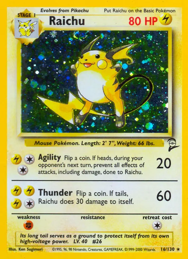 Raichu, Base Set 2 16