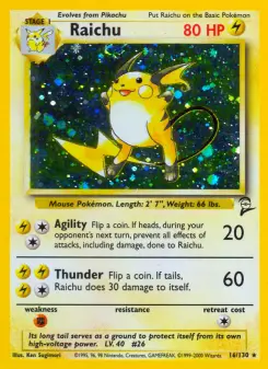 Raichu, Base Set 2 16