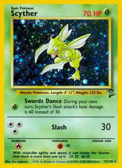 Scyther, Base Set 2 17