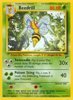 Beedrill, Base Set 2 21