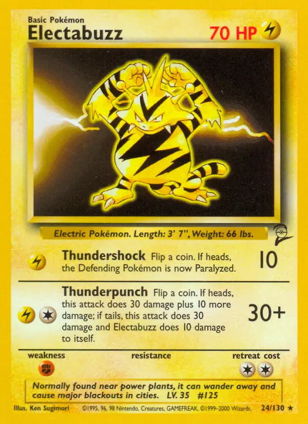 Electabuzz, Base Set 2 24