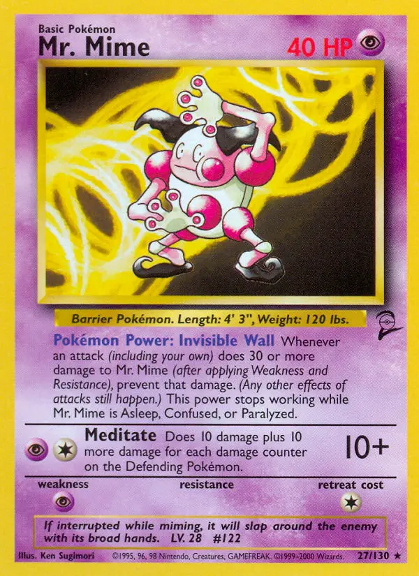 Mr. Mime, Base Set 2 27