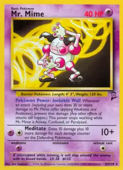 Mr. Mime, Base Set 2 27