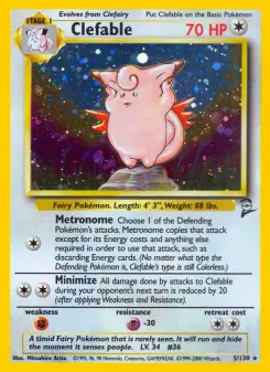 Clefable, Base Set 2 5