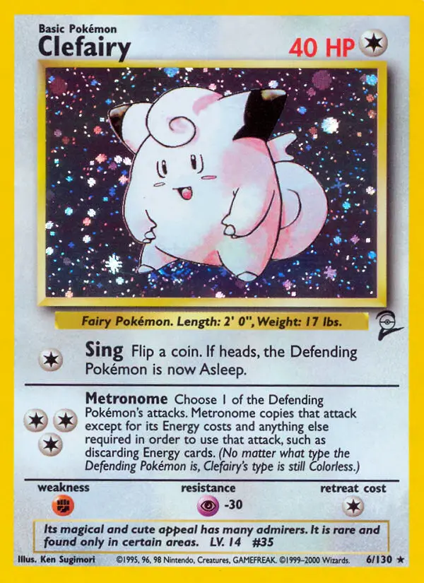 Clefairy, Base Set 2 6