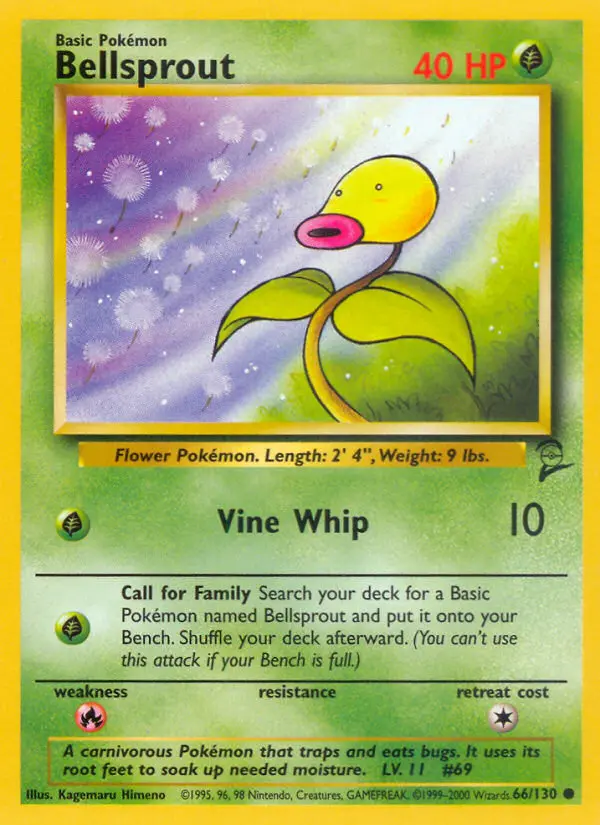 Bellsprout, Base Set 2 66