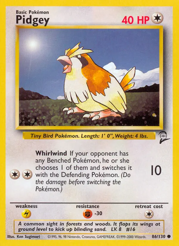 Pidgey, Base Set 2 86