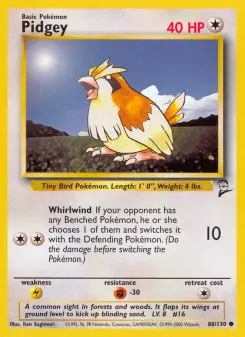 Pidgey, Base Set 2 86