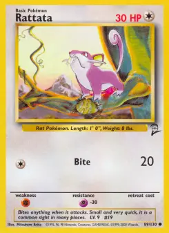 Rattata, Base Set 2 89