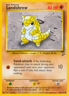 Sandshrew, Base Set 2 91