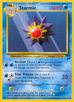 Starmie, Base Set 2 94