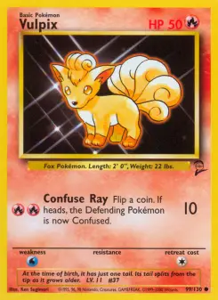 Vulpix, Base Set 2 99