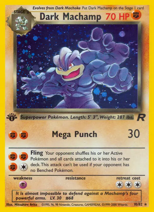 Dark Machamp, Team Rocket 10