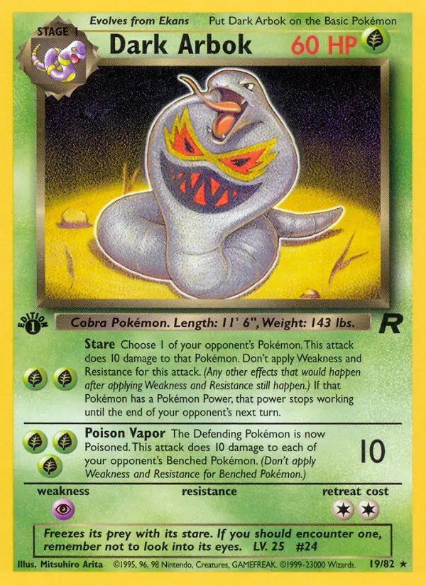Dark Arbok, Team Rocket 19