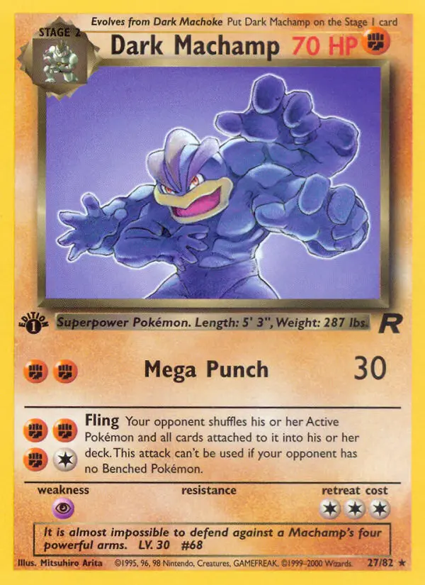 Dark Machamp, Team Rocket 27