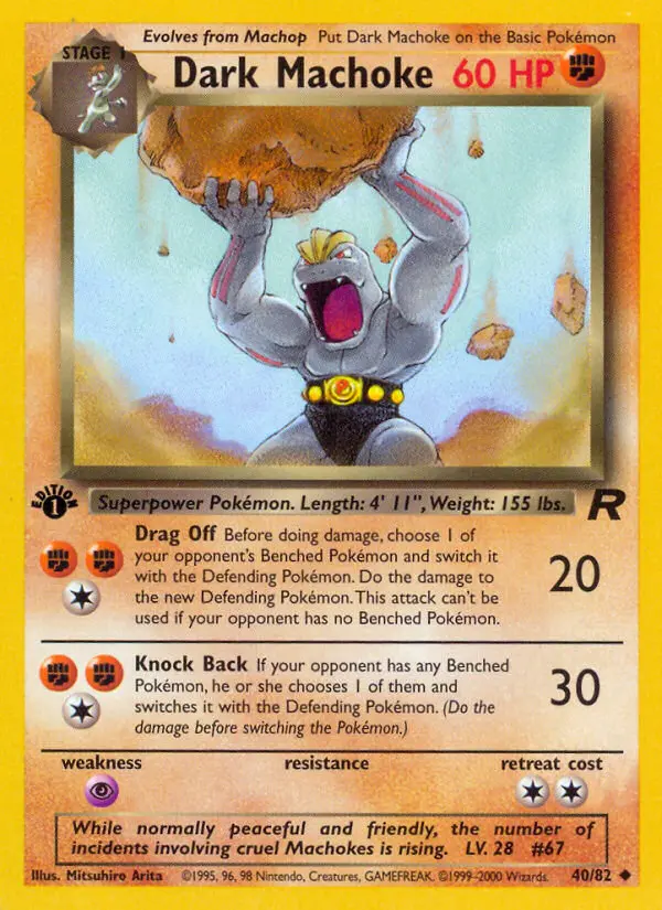 Dark Machoke, Team Rocket 40