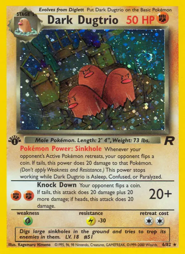 Dark Dugtrio, Team Rocket 6