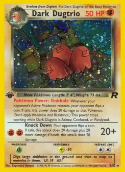 Dark Dugtrio, Team Rocket 6