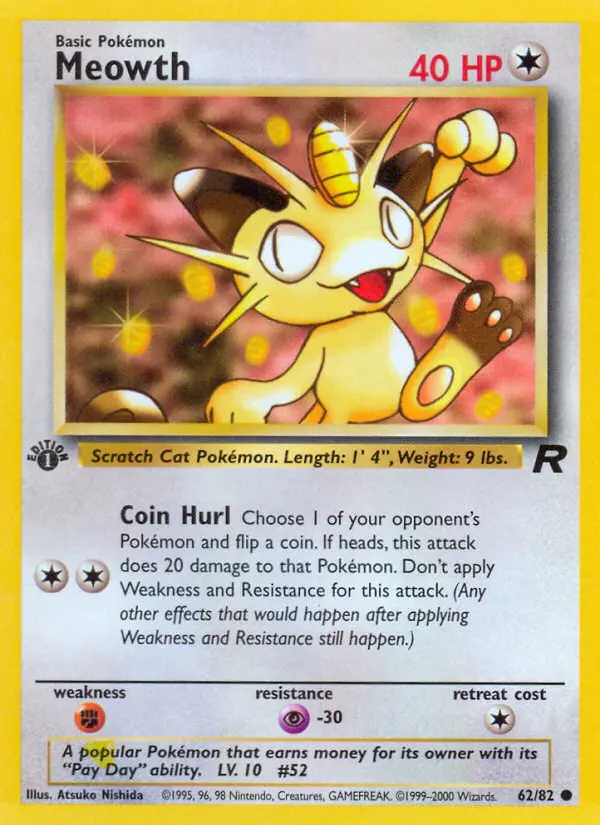 Meowth, Team Rocket 62