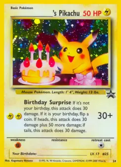 Pikachu de ________, Wizards Black Star Promos 24