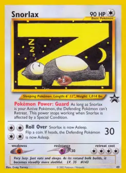 Snorlax, Wizards Black Star Promos 49