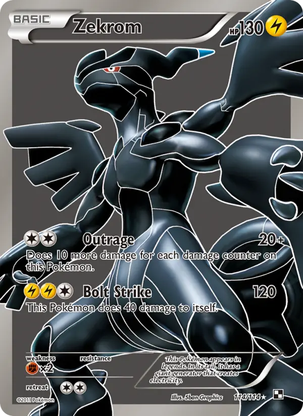 Zekrom, Black & White 114