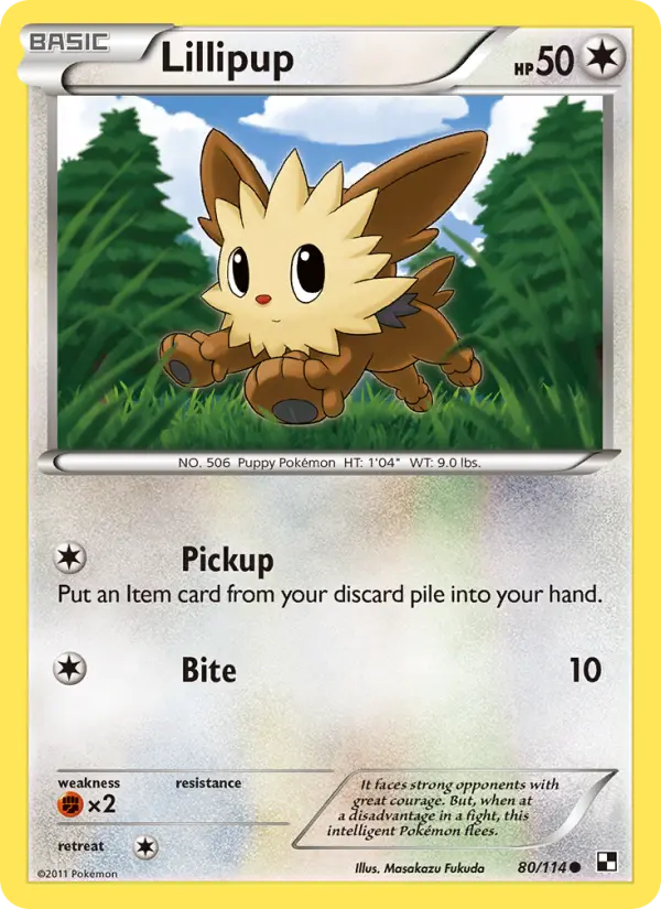 Lillipup, Black & White 80