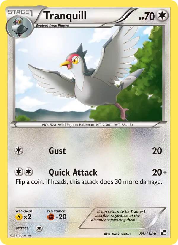 Tranquill, Black & White 85