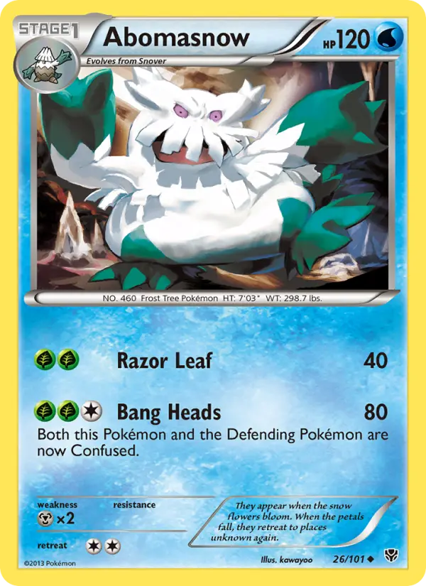 Abomasnow, Plasma Blast 26
