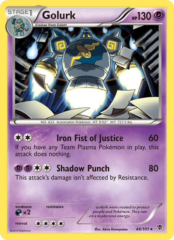 Golurk, Plasma Blast 46
