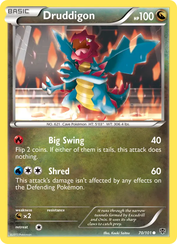 Druddigon, Plasma Blast 70