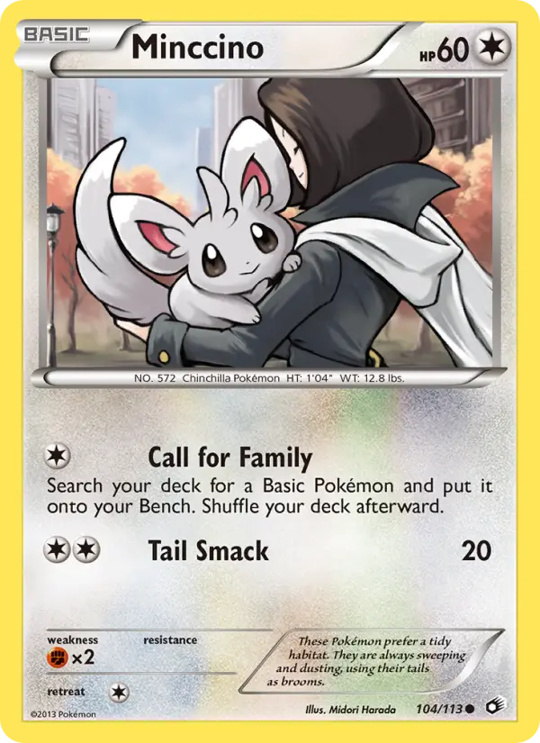 Minccino, Legendary Treasures 104
