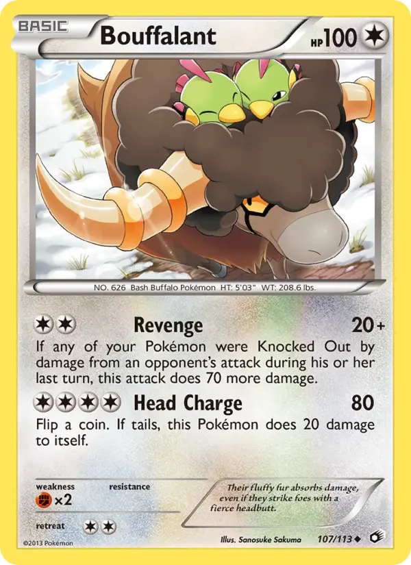 Bouffalant, Legendary Treasures 107