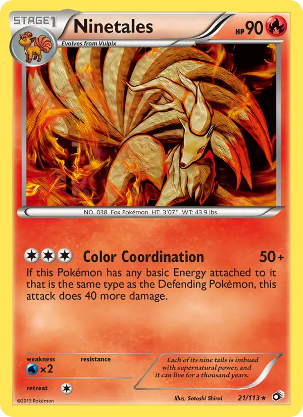 Ninetales, Legendary Treasures 21