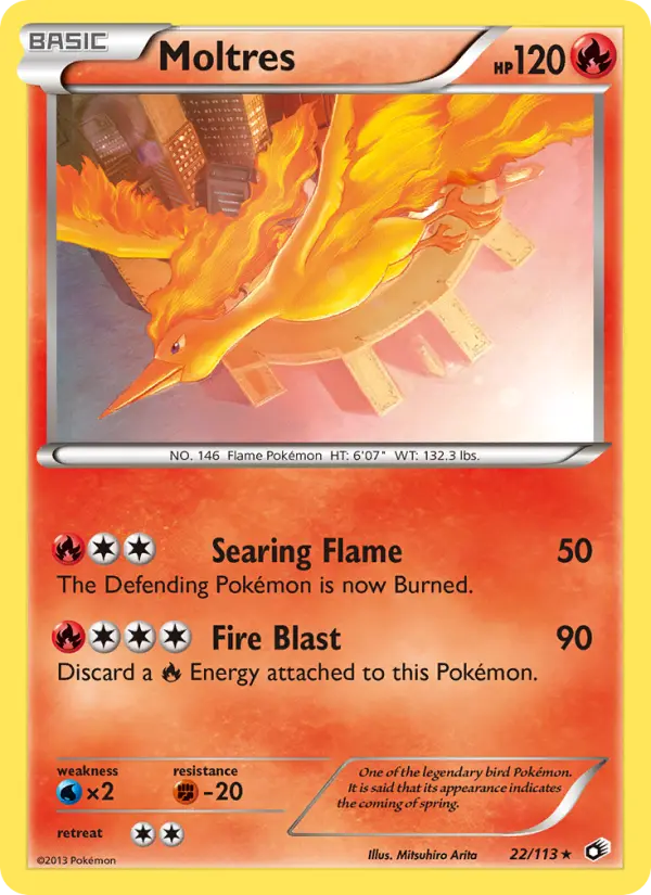Moltres, Legendary Treasures 22