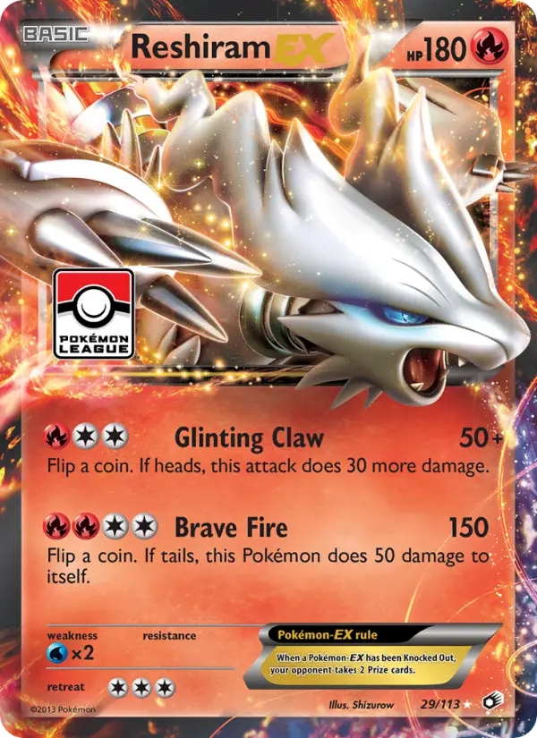 Reshiram-EX, Legendary Treasures 29