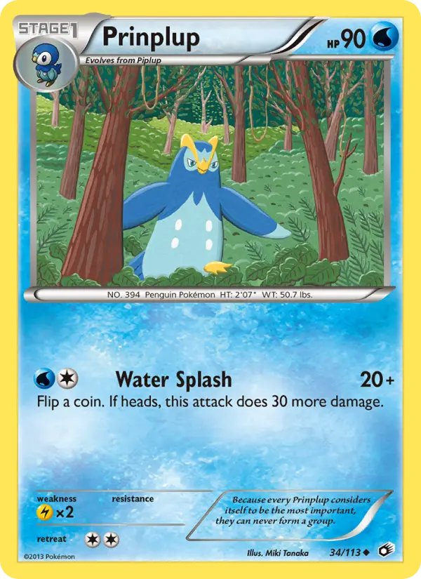 Prinplup, Legendary Treasures 34