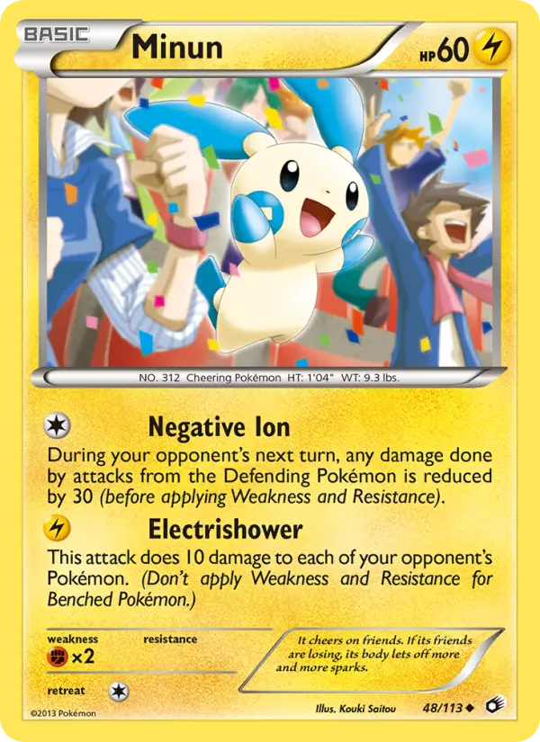 Minun, Legendary Treasures 48