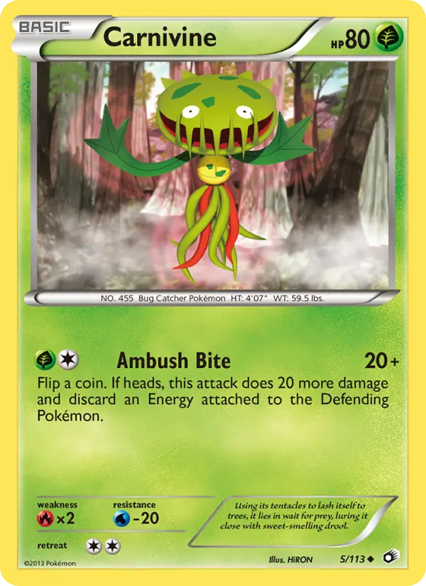 Carnivine, Legendary Treasures 5