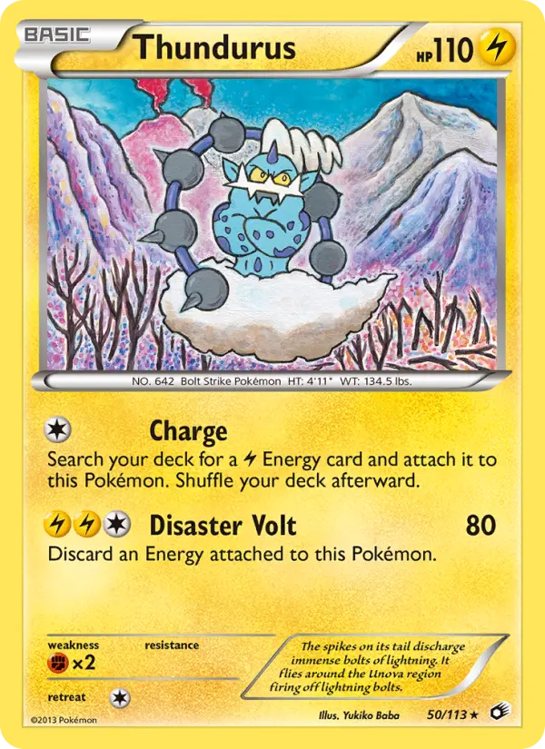 Thundurus, Legendary Treasures 50