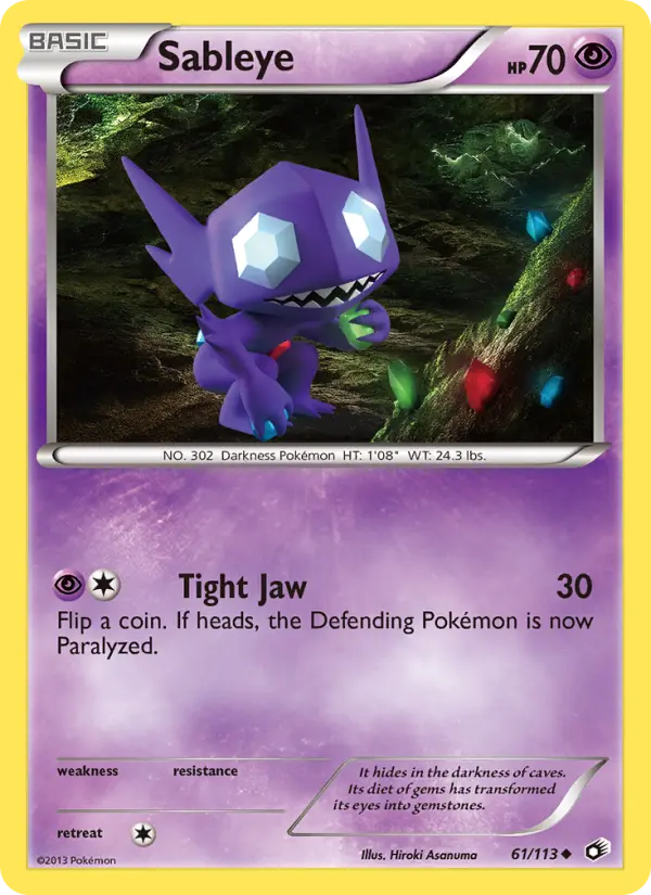 Sableye, Legendary Treasures 61