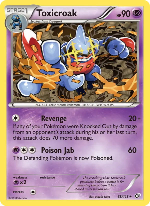 Toxicroak, Legendary Treasures 63