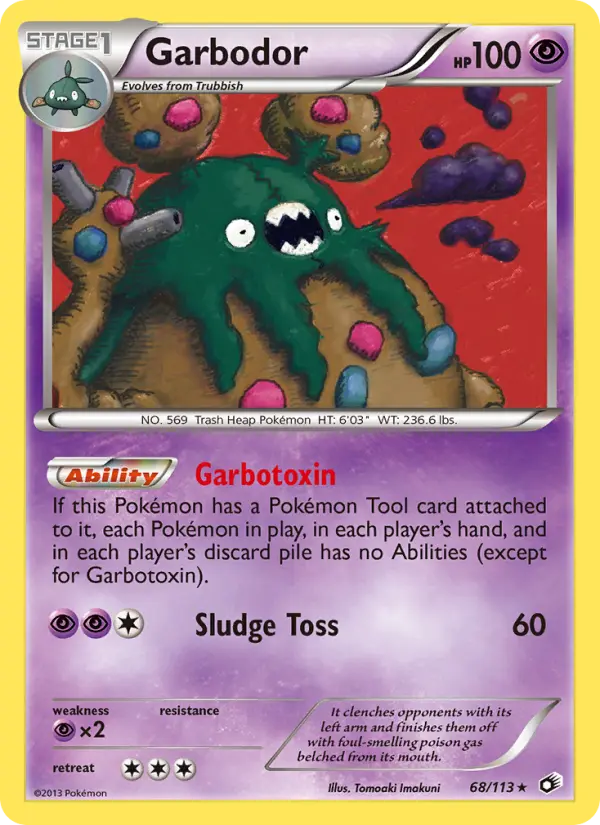 Garbodor, Legendary Treasures 68